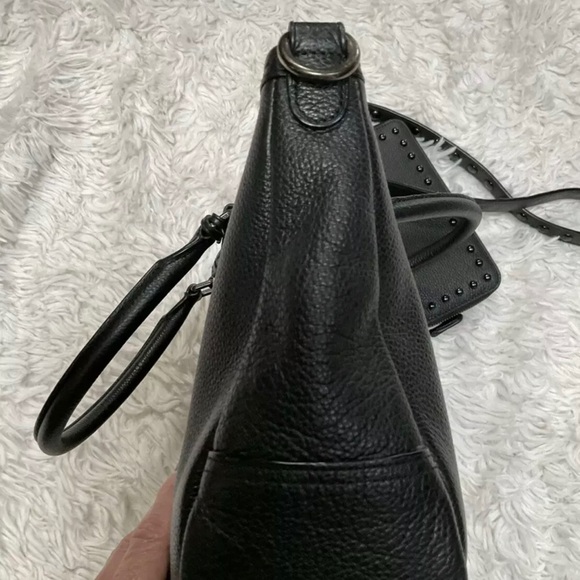 Coach Central Satchel with Lacquer Rivets 36306 and matching wallet - Picture 3 of 11